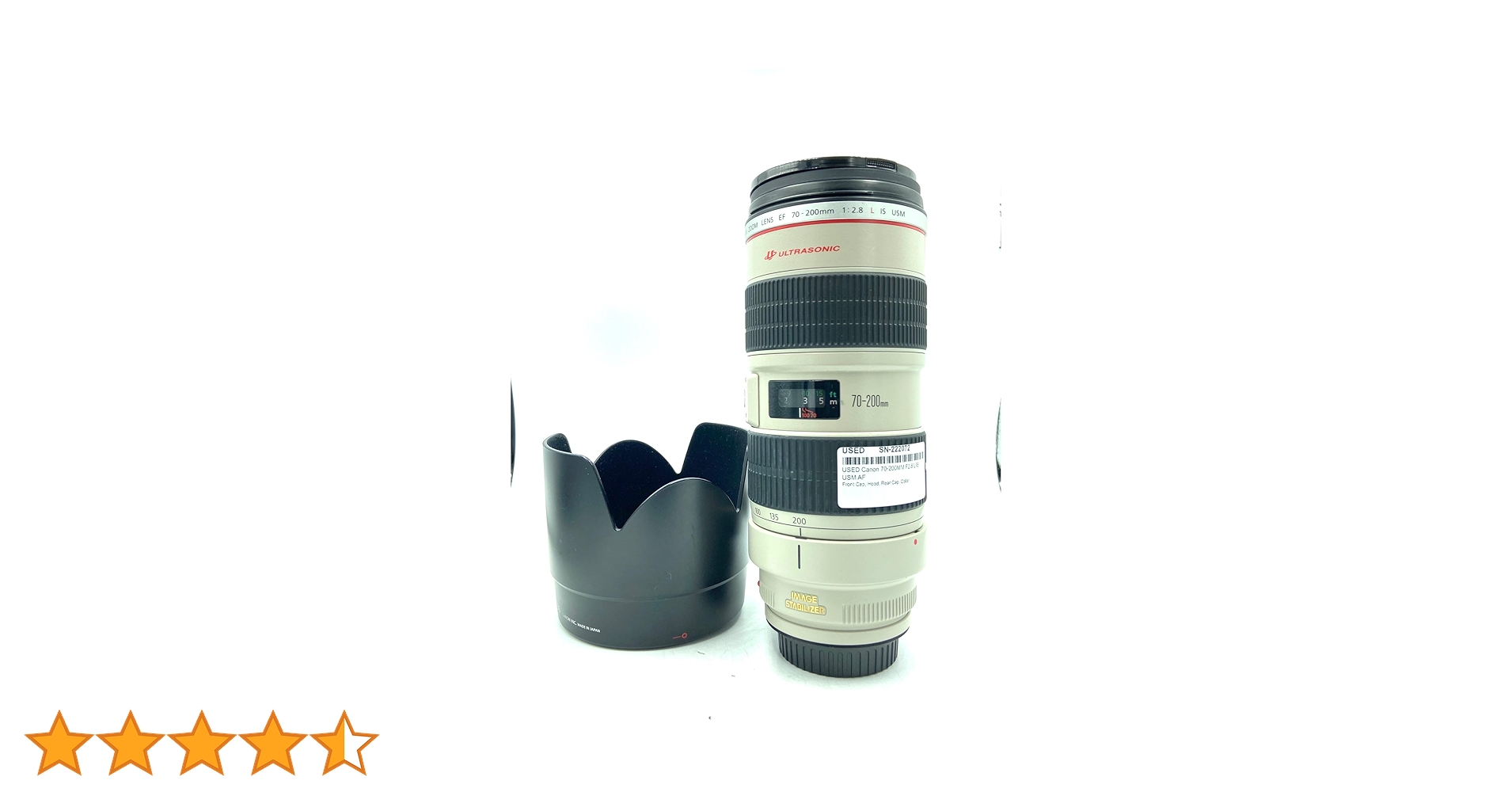 Canon EF 70-200mm f/2.8L IS USM Telephoto Zoom Lens for Canon SLR